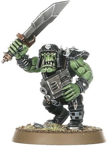 Ork z ciemniejszą skórą